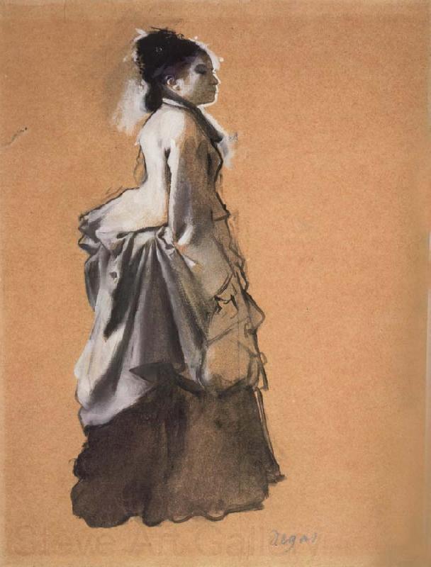Edgar Degas Young Woman Street Costume